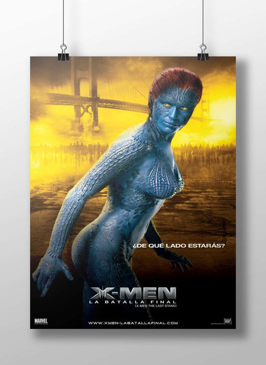 Mystique from the X-Men franchise (specifically in "X-Men: The Last Stand"). Mystique - Enigmatic Icon