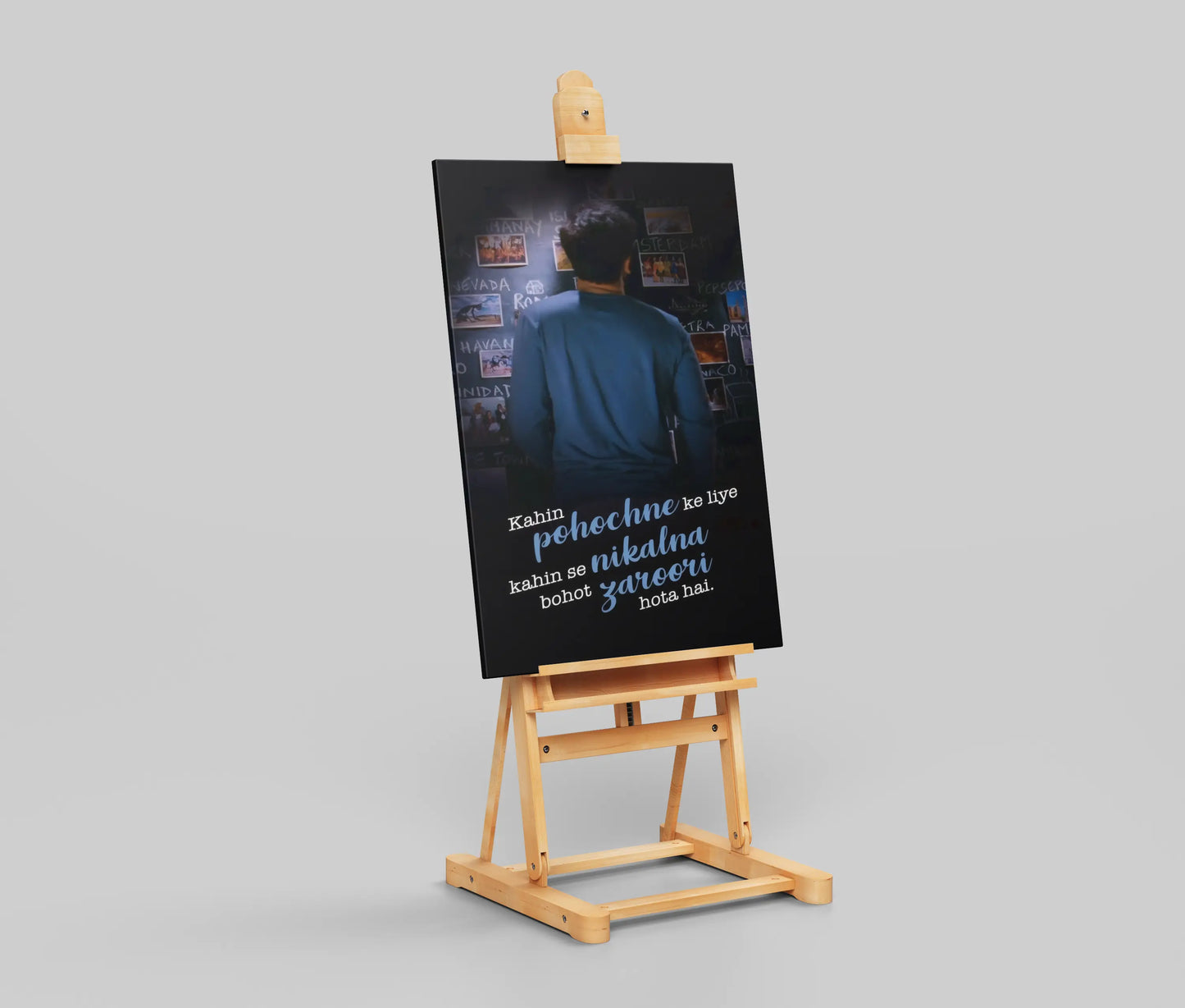 Yeh Jawaani Hai Deewani Quote Poster – “Pohchne Ke Liye Nikalna Zaroori Hai” | Bunny’s Travel Vision Board Print