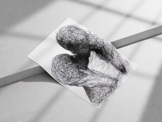 Non-Franchise/Abstract Art Contemporary Abstract Art Matte poster print โ Art wall art India | PosterBoizz