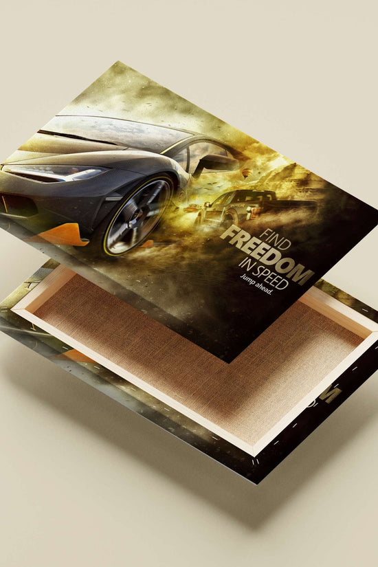 Lamborghini Huracán Main Subject: Lamborghini Huracán Canvas wall art — Cars wall art India | PosterBoizz
