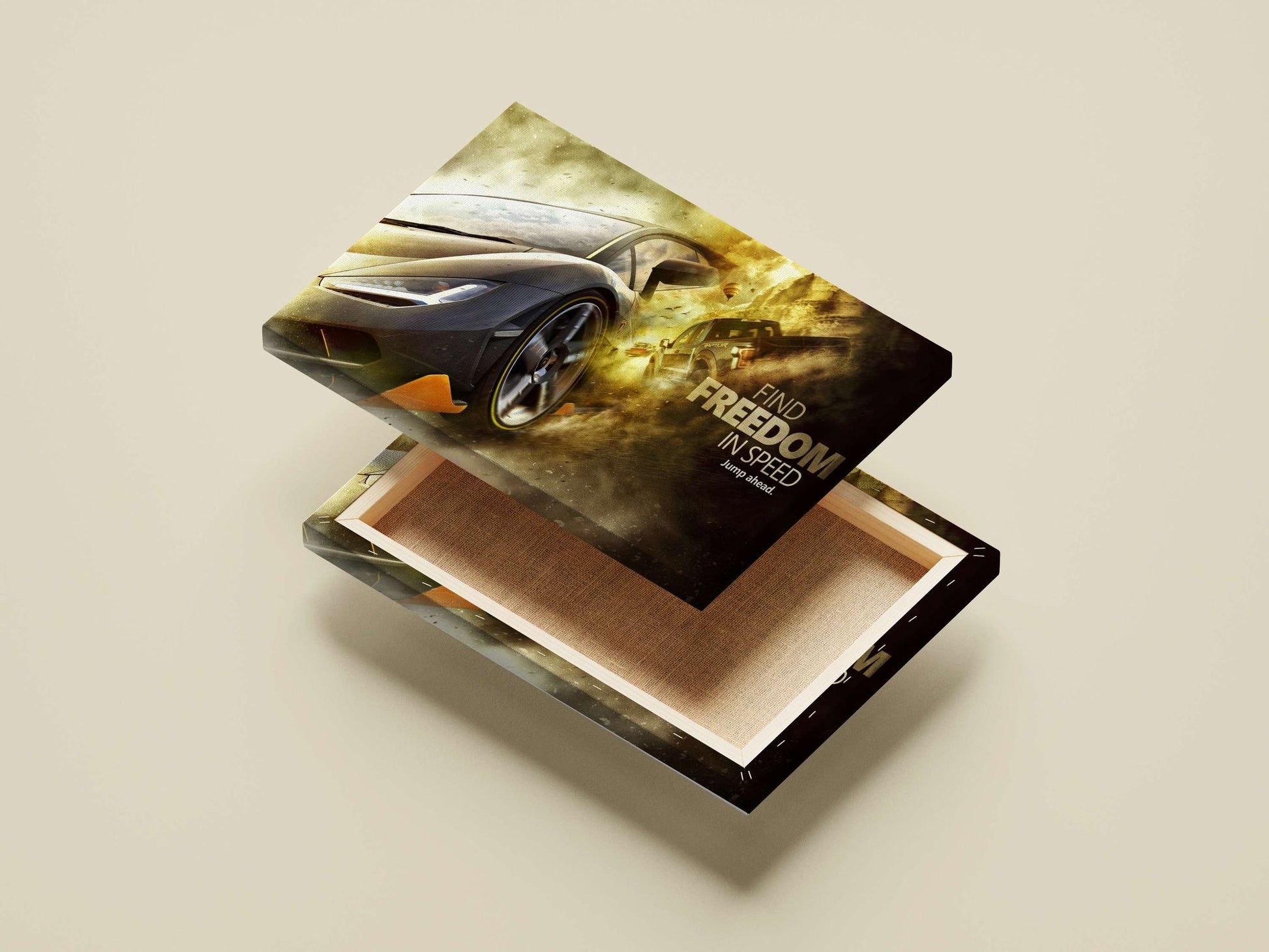 Lamborghini Huracán Main Subject: Lamborghini Huracán Canvas wall art — Cars wall art India | PosterBoizz