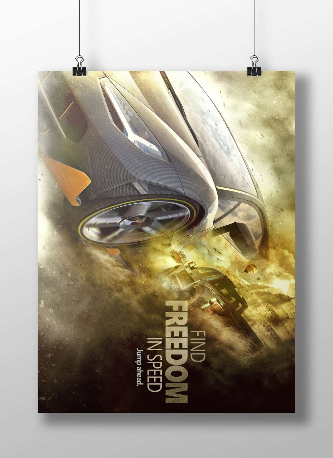 Lamborghini Huracán Main Subject: Lamborghini Huracán Matte BoizzBoard rigid print — Cars wall art India | PosterBoizz