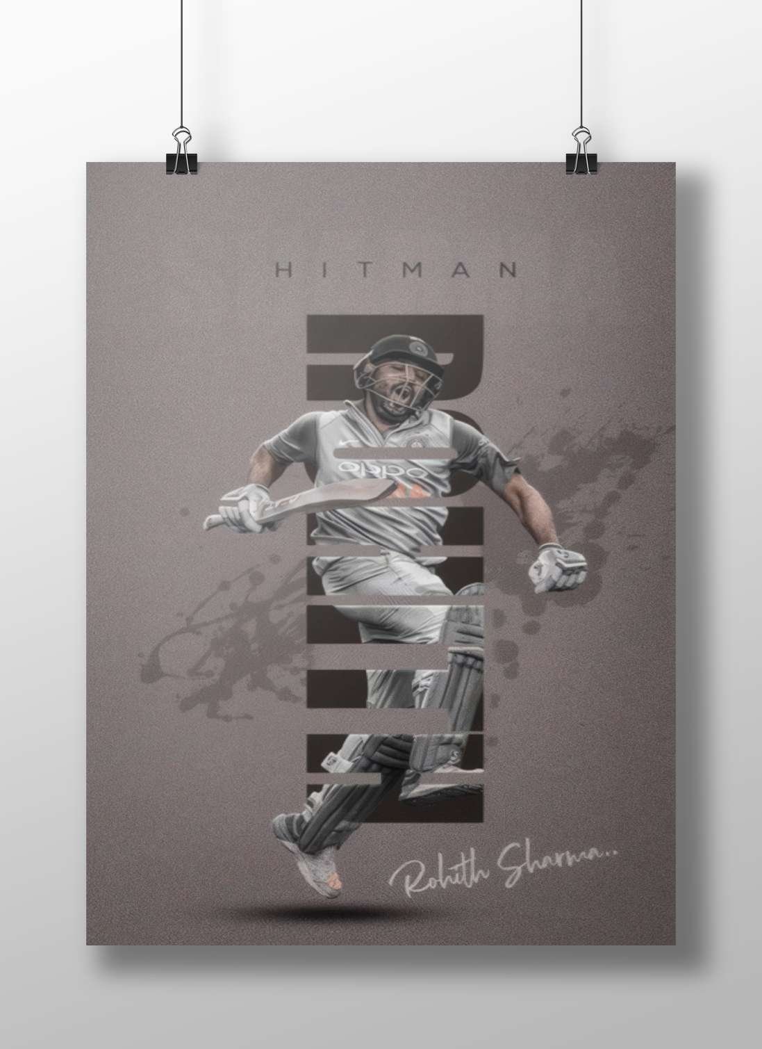 Rohit Sharma - Cricket Legend Poster