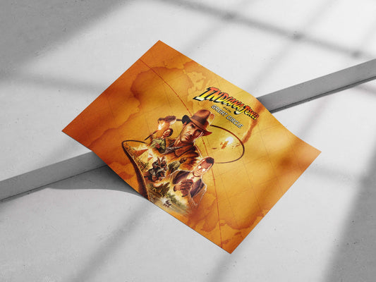 Indiana Jones and the Great Circle (film) Main Subject: Indiana Jones and the Great Circle (film) Matte poster print —