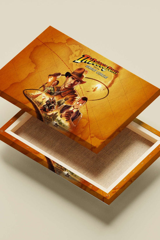 Indiana Jones and the Great Circle (film) Main Subject: Indiana Jones and the Great Circle (film) Canvas wall art —