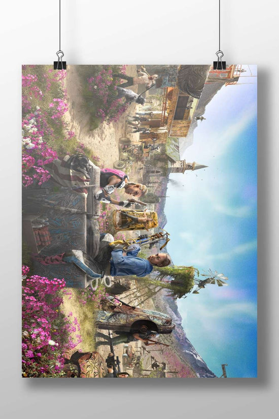 Characters from The Last of Us Part II Main Subject: Characters from The Last of Us Part II Matte BoizzBoard rigid print —