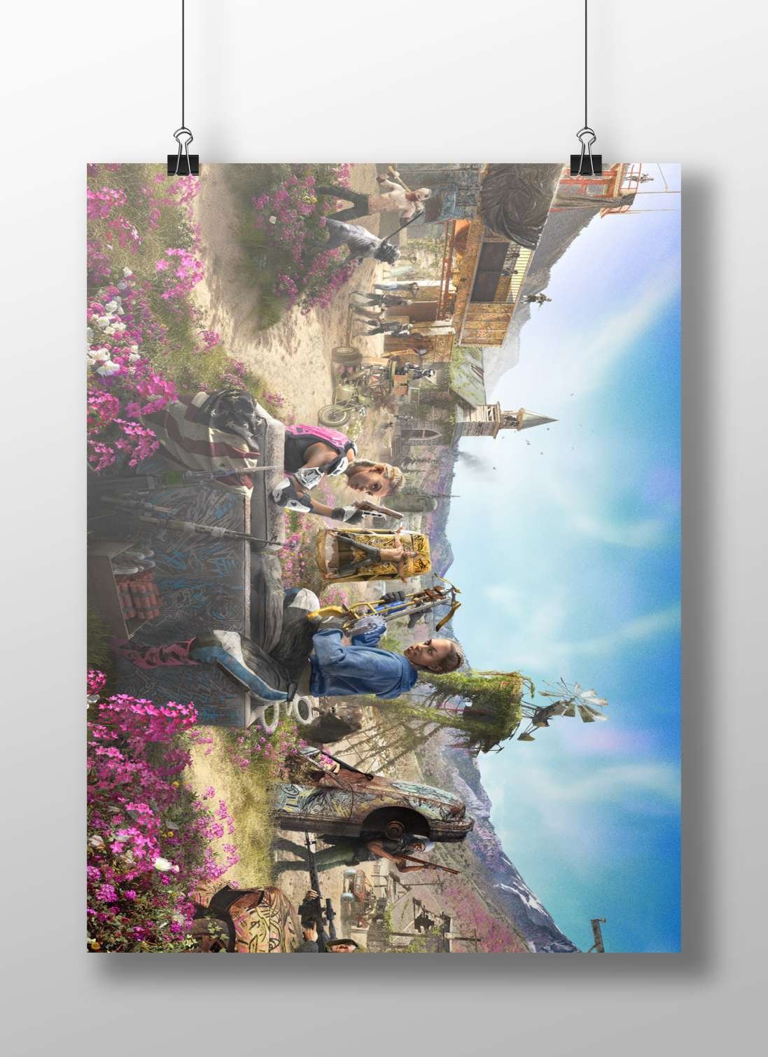 Characters from The Last of Us Part II Main Subject: Characters from The Last of Us Part II Matte BoizzBoard rigid print —
