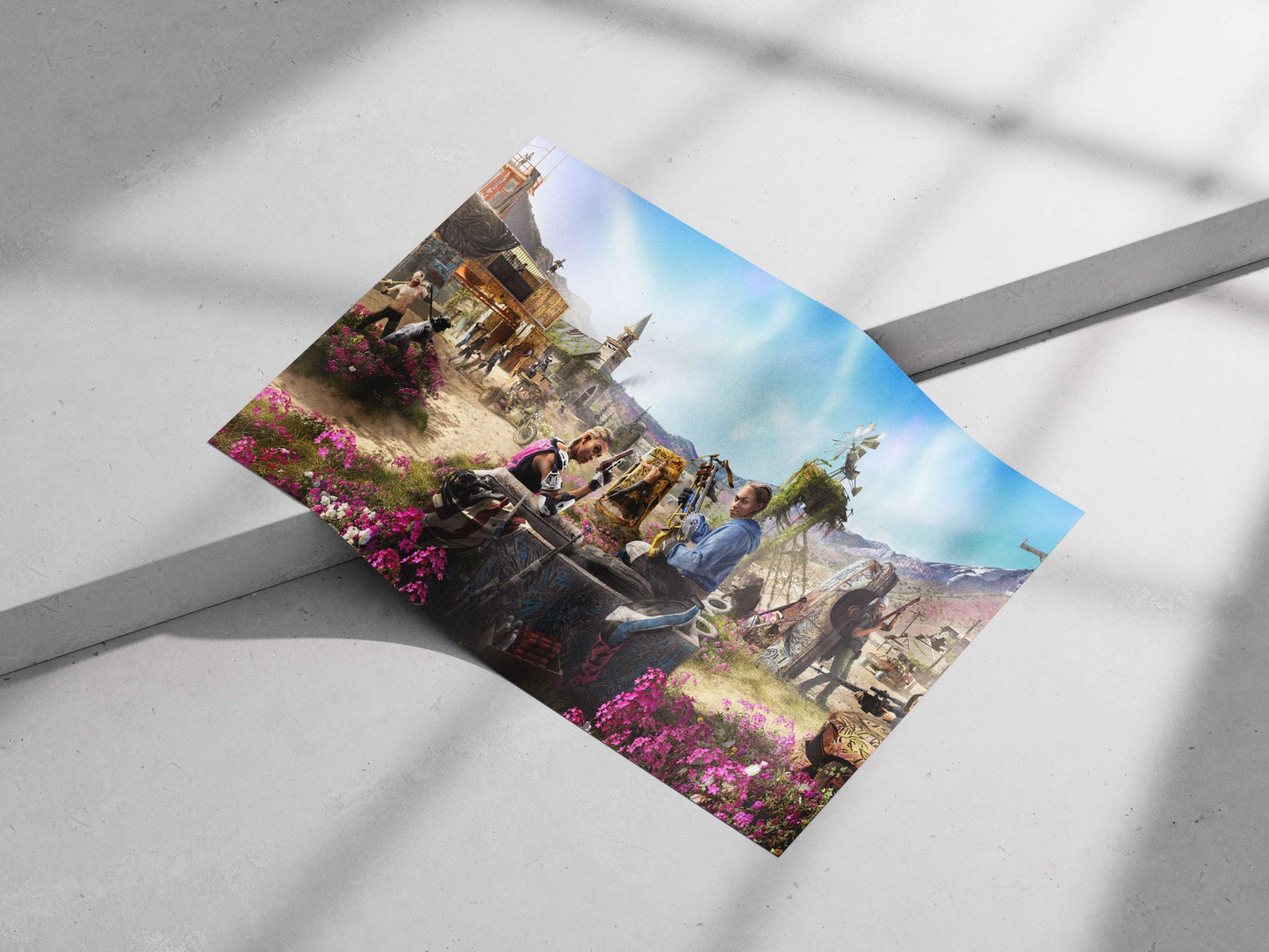 Characters from The Last of Us Part II Main Subject: Characters from The Last of Us Part II Matte poster print — Gaming wall