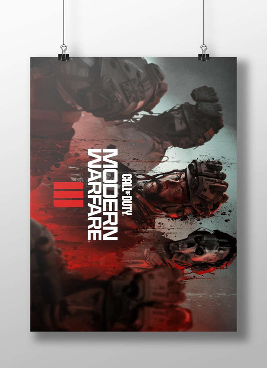 Call of Duty: Modern Warfare (franchise) Main Subject: Call of Duty: Modern Warfare (franchise) Matte BoizzBoard rigid print