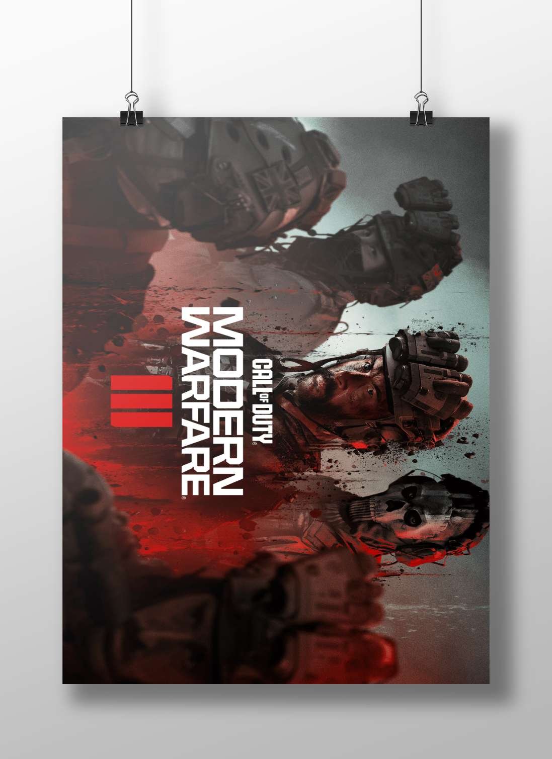 Call of Duty: Modern Warfare 3 Main Subject: Call of Duty: Modern Warfare 3 Matte BoizzBoard rigid print — Gaming wall art
