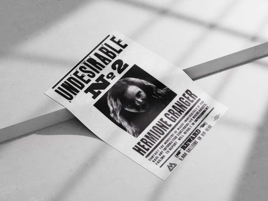 Hermione Granger from the Harry Potter franchise Hermione Granger - Wise Wizard Poster