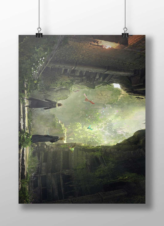 The Witcher 3: Wild Hunt Main Subject: The Witcher 3: Wild Hunt Matte BoizzBoard rigid print — Gaming wall art India |