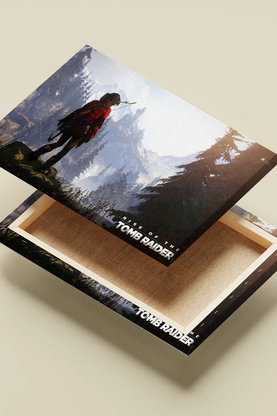 Lara Croft (Rise of the Tomb Raider) Main Subject: Lara Croft (Rise of the Tomb Raider) Canvas wall art — Superhero wall art