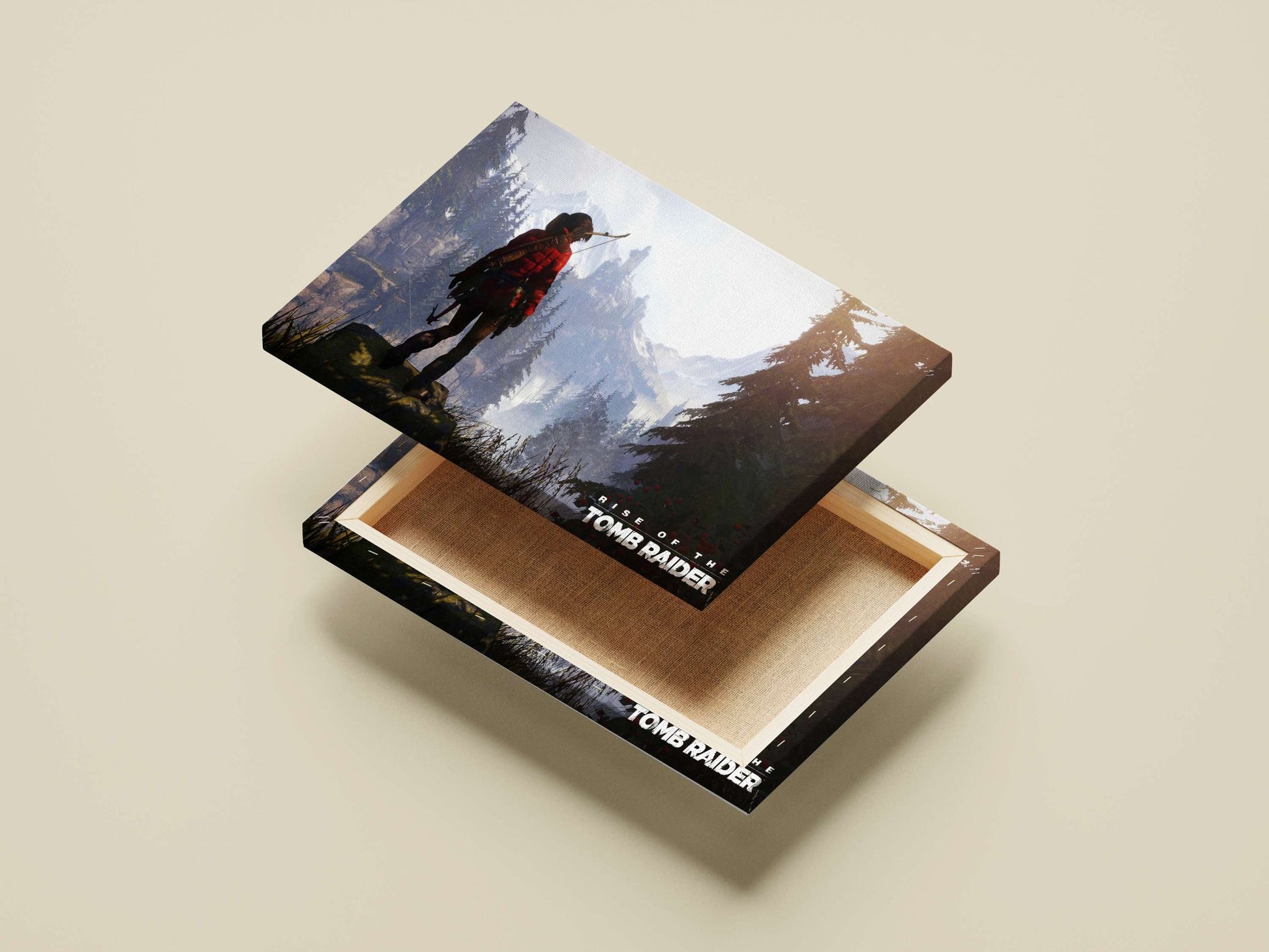 Lara Croft (Rise of the Tomb Raider) Main Subject: Lara Croft (Rise of the Tomb Raider) Canvas wall art — Superhero wall art