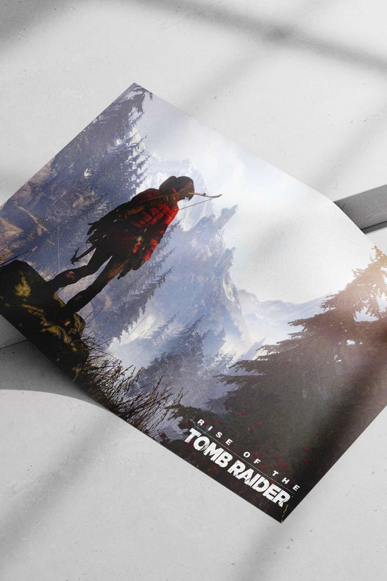 Lara Croft (Rise of the Tomb Raider) Main Subject: Lara Croft (Rise of the Tomb Raider) Matte poster print — Superhero wall
