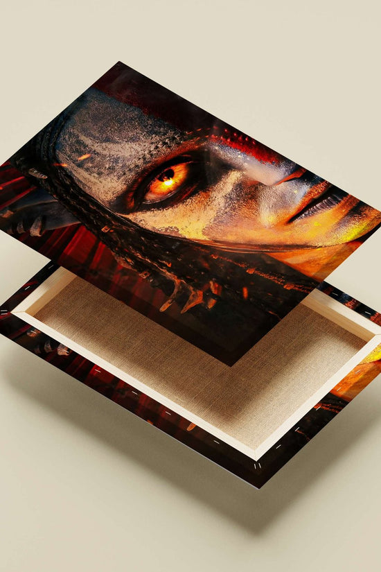 Durga (Hindu goddess) Main Subject: Durga (Hindu goddess) Canvas wall art — Sanatan wall art India | PosterBoizz