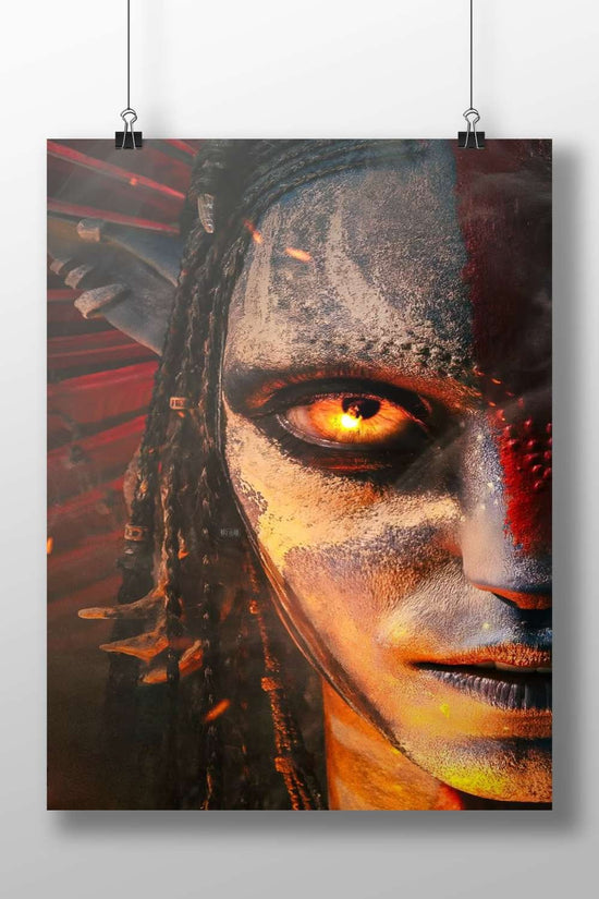 Durga (Hindu goddess) Main Subject: Durga (Hindu goddess) Matte BoizzBoard rigid print — Sanatan wall art India | PosterBoizz