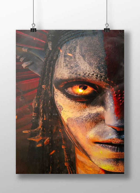Durga (Hindu goddess) Main Subject: Durga (Hindu goddess) Matte BoizzBoard rigid print — Sanatan wall art India | PosterBoizz