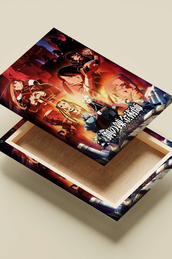 Fullmetal Alchemist (anime franchise) Main Subject: Fullmetal Alchemist (anime franchise) Canvas wall art — Anime wall art
