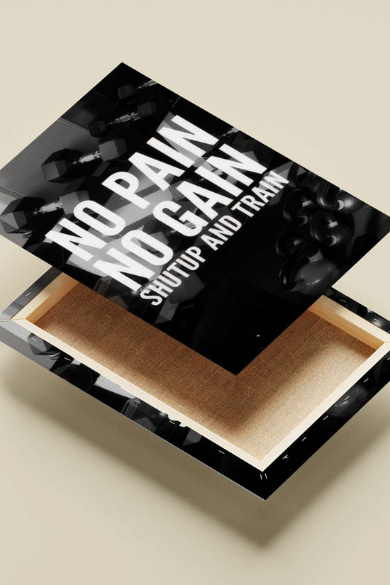 Shutup And Train - Discipline Noir Poster