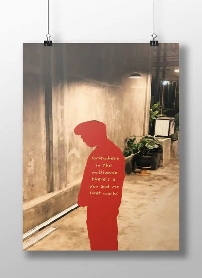 Somewhere in the Future – Aesthetic Love Quote Poster | Emotional Romantic Wall Art
