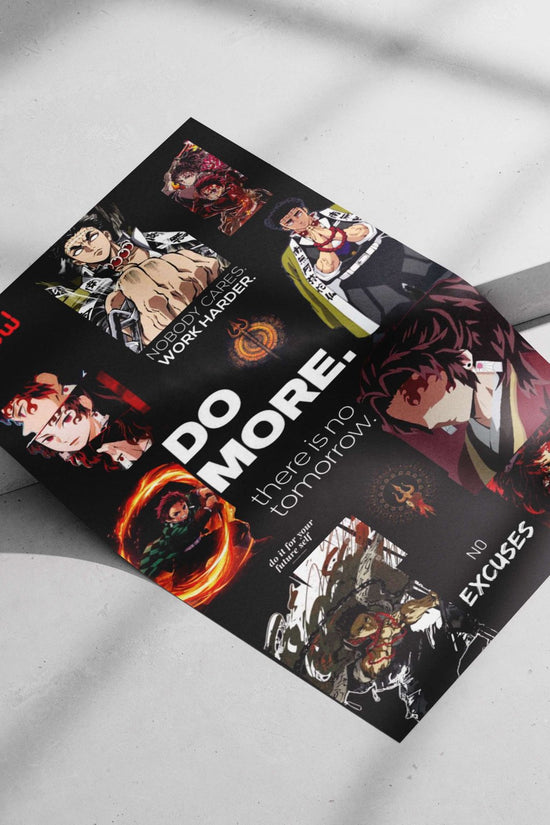 Demon Slayer characters Main Subject: Demon Slayer characters Matte poster print — Anime wall art India | PosterBoizz