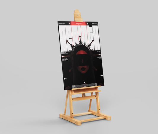 "REBIRTH" Dark Spiritual Art Poster - Finding God Again & When Life Breaks You Gothic Print