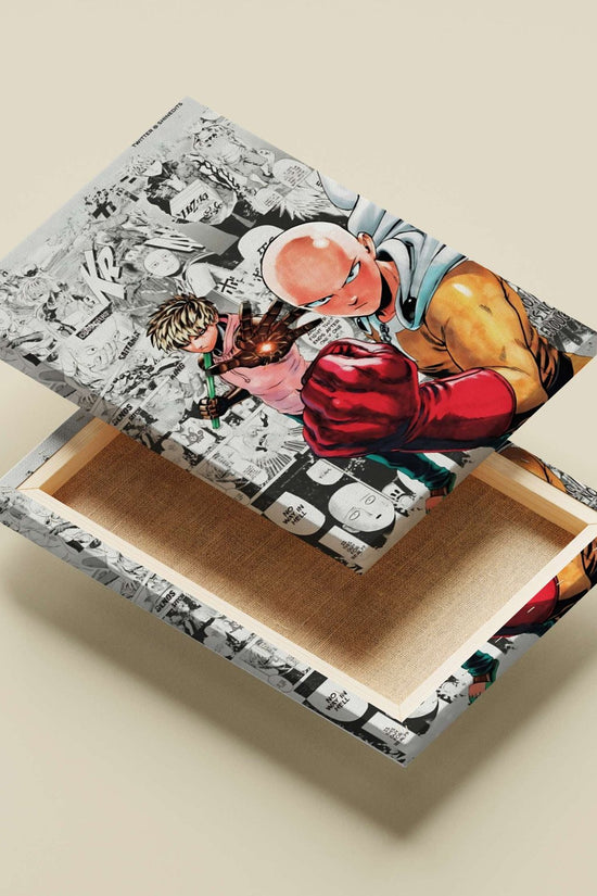 Saitama and Genos from One Punch Man Saitama & Genos - Powerhouse Duo Poster