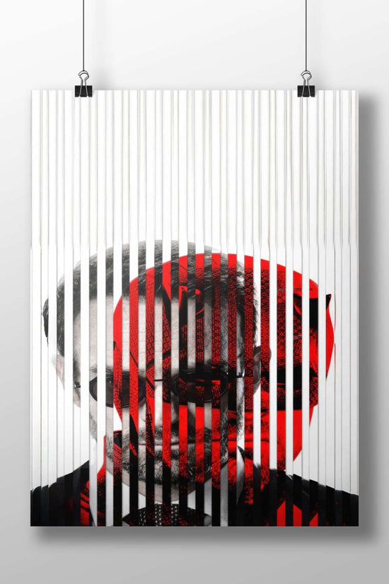 Steve Jobs Digital Collage Innovation Poster – Modern Tech Decor