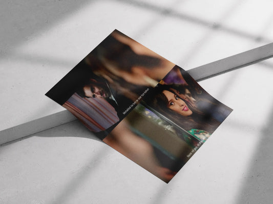 Bollywood Romantic Dialogue Poster | "Mohabbat Hai Tumse" Love Quote Wall Art | Aesthetic Modern Bollywood Poster