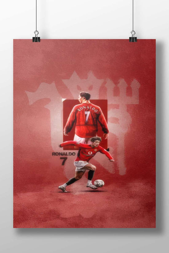 Cristiano Ronaldo (Manchester United, number 7) Cristiano Ronaldo - #7 Icon Poster
