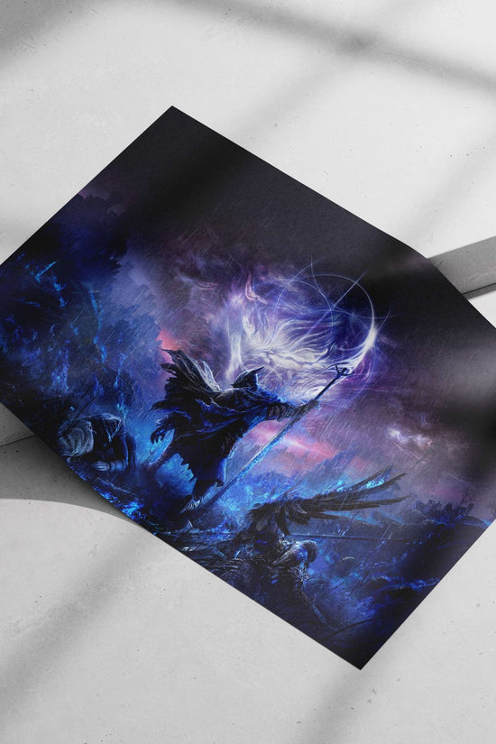 Elden Ring game scene Main Subject: Elden Ring game scene Matte poster print — Gaming wall art India | PosterBoizz