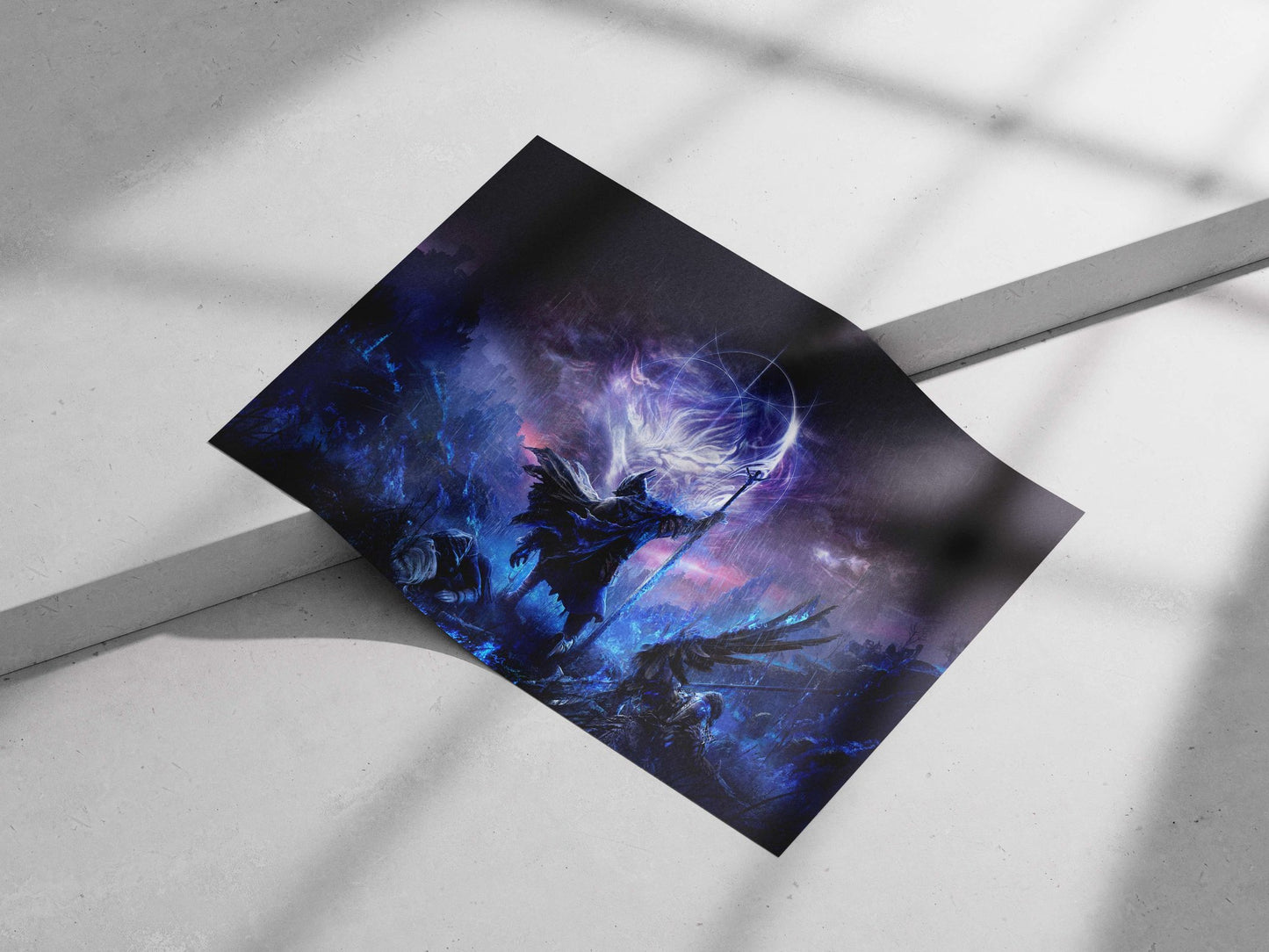 Elden Ring game scene Main Subject: Elden Ring game scene Matte poster print — Gaming wall art India | PosterBoizz