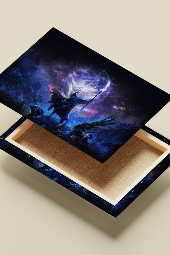 Elden Ring game scene Main Subject: Elden Ring game scene Canvas wall art — Gaming wall art India | PosterBoizz