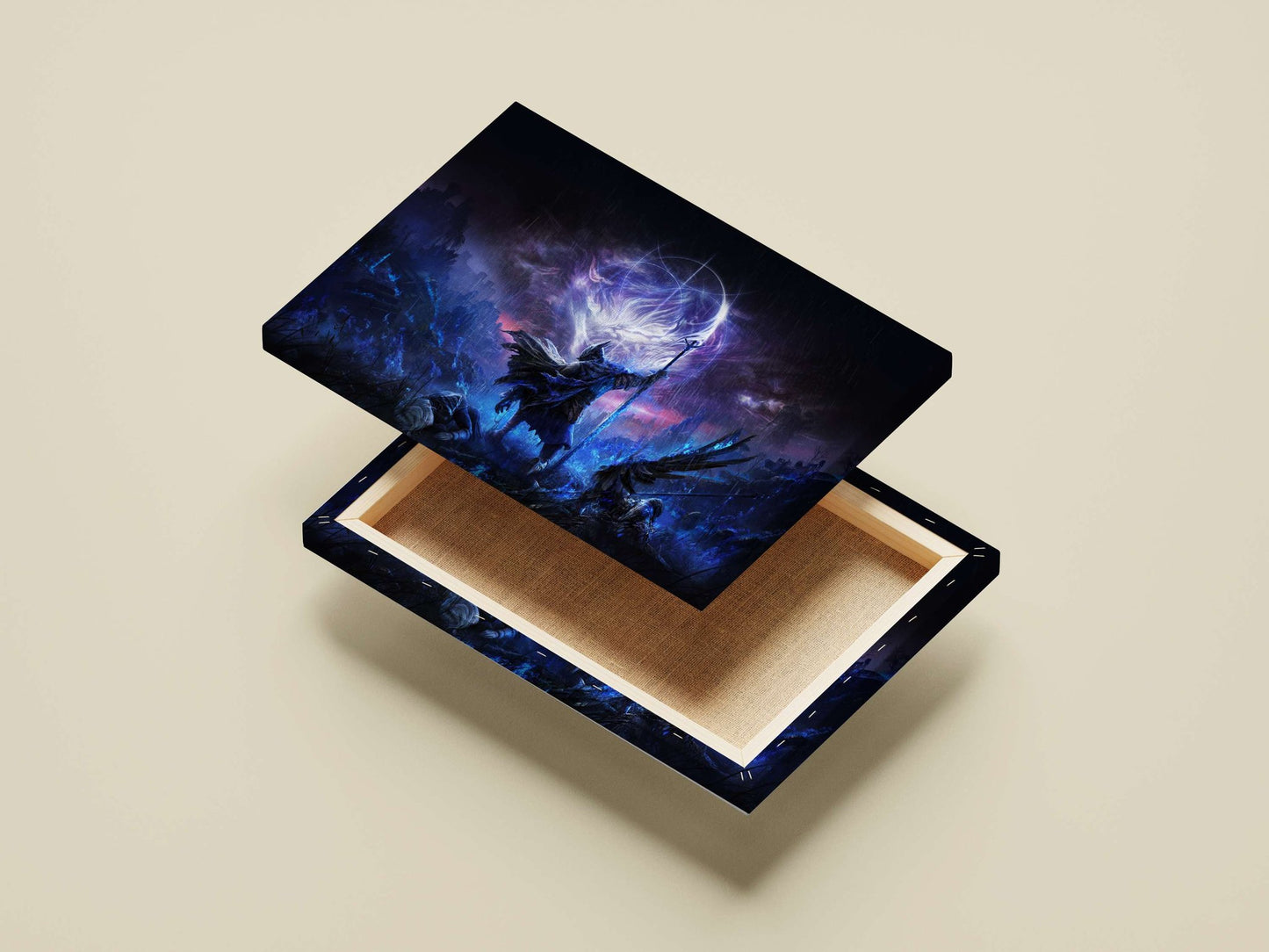 Elden Ring game scene Main Subject: Elden Ring game scene Canvas wall art — Gaming wall art India | PosterBoizz