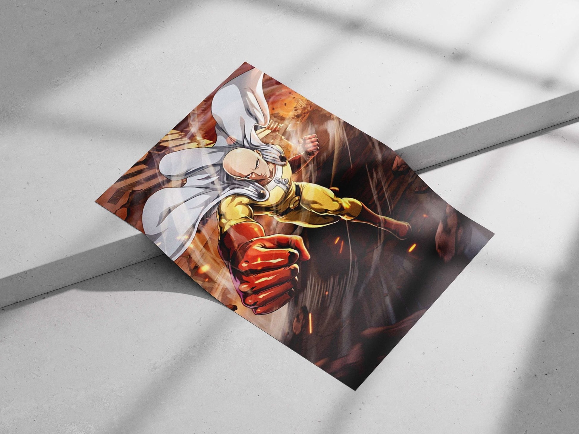 One Punch Man (from the Japanese manga/anime franchise "One Punch Man") Saitama - Heroic Fist