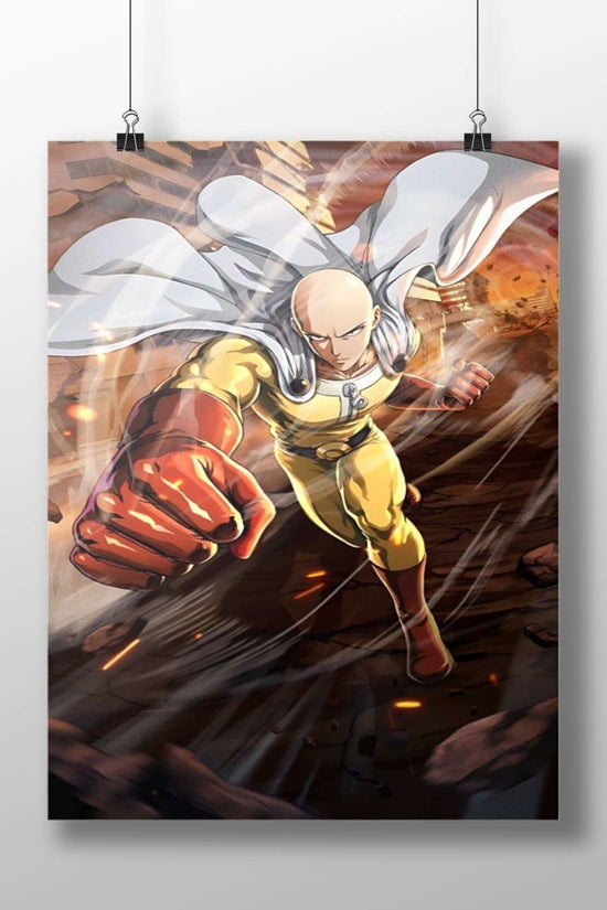 One Punch Man (from the Japanese manga/anime franchise "One Punch Man") Saitama - Heroic Fist