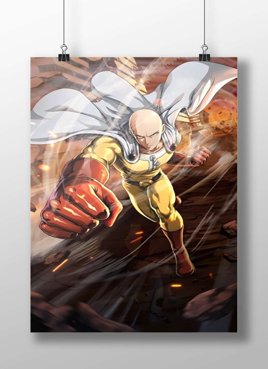 One Punch Man (from the Japanese manga/anime franchise "One Punch Man") Saitama - Heroic Fist