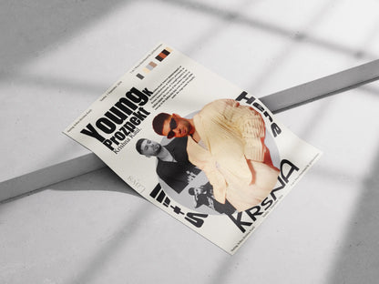 KR$NA "Young Prozpekt" Retrospective Art Print