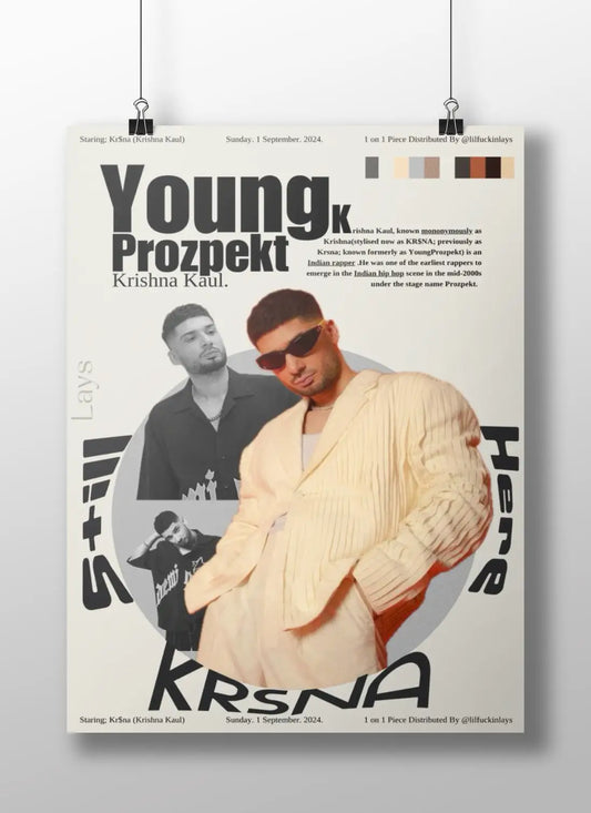 KR$NA "Young Prozpekt" Retrospective Art Print