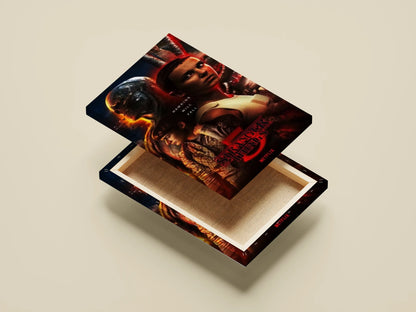 Stranger Things 5 - "Hawkins Will Fall" Vecna & Eleven Art Print