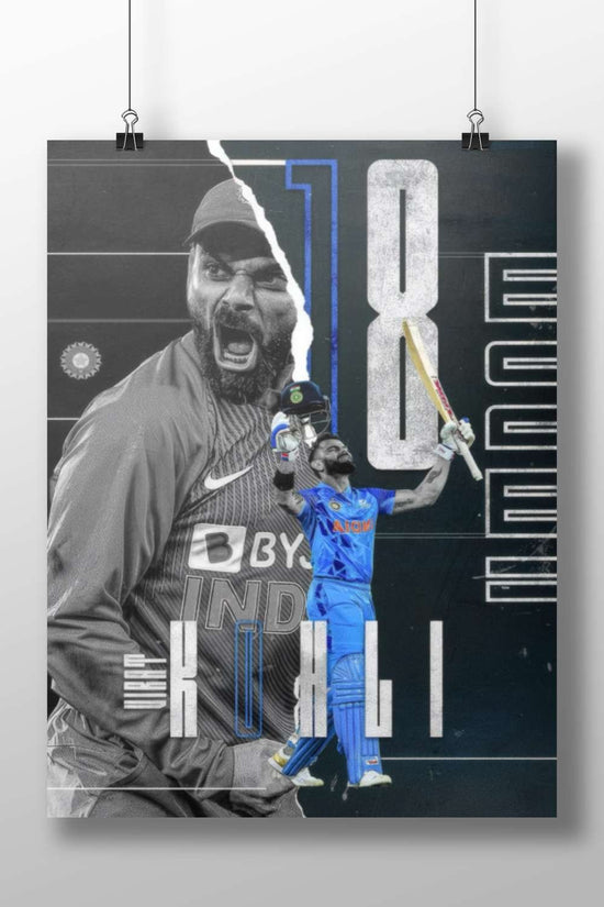 Virat Kohli - Cricket Legend Poster
