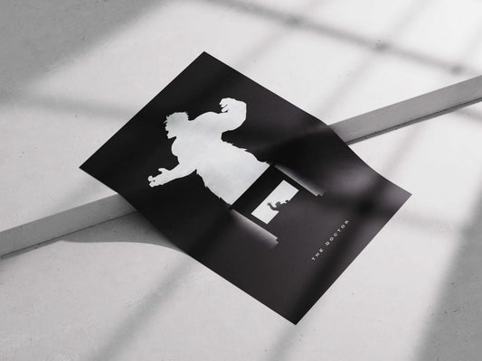 Hulk "The Doctor" Bruce Banner Minimalist Movie Poster - Inner Demon Transformation Art Print