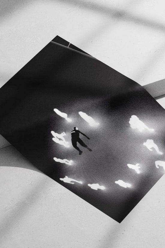 a dancer Rudra The Dancer - Noir Art Poster