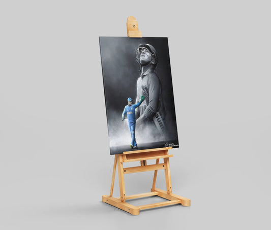 MS Dhoni Tribute Poster – Indian Cricket Legend Wall Art | Captain Cool Limited Edition
