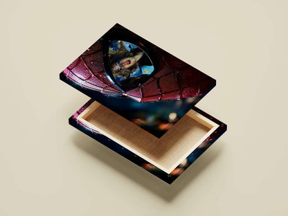 The Amazing Spider-Man 2 Gwen Stacy Reflection Movie Poster - Spidey's Mask Emotional Art Print