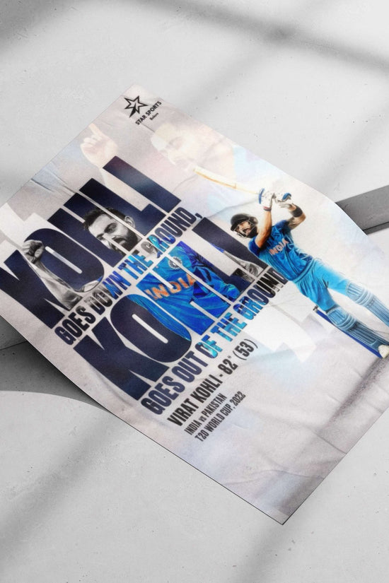 Virat Kohli - Cricket Legend Poster