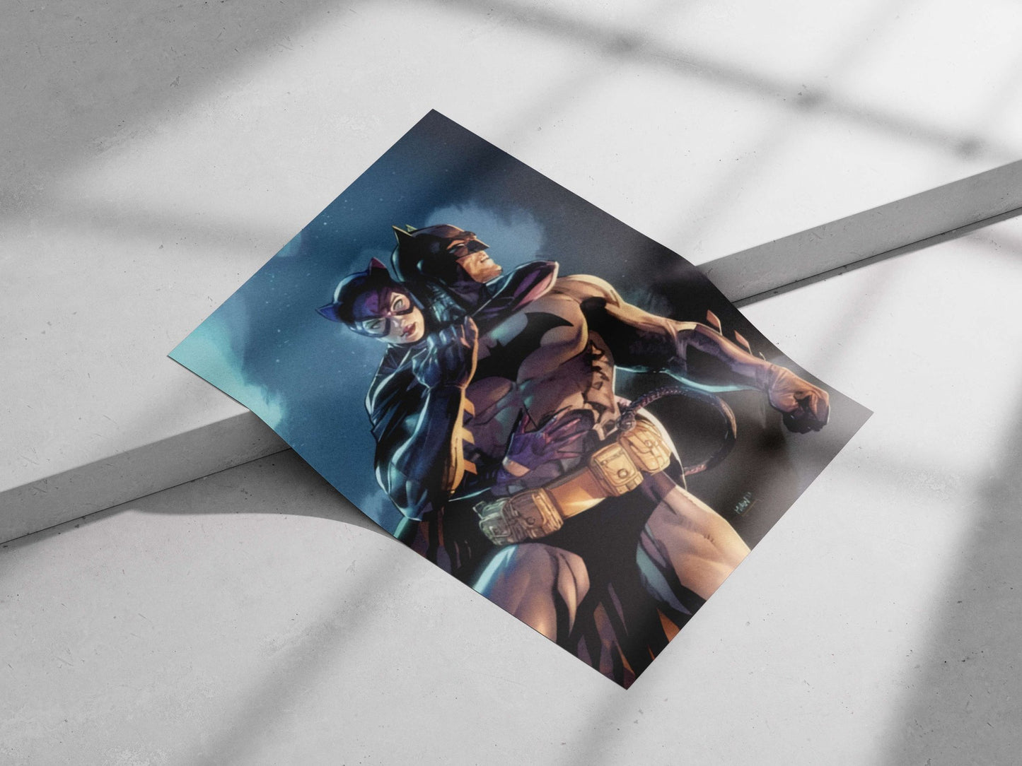 Batman (Bruce Wayne) and Catwoman (Selina Kyle) from DC Comics Batman & Catwoman - Noir
