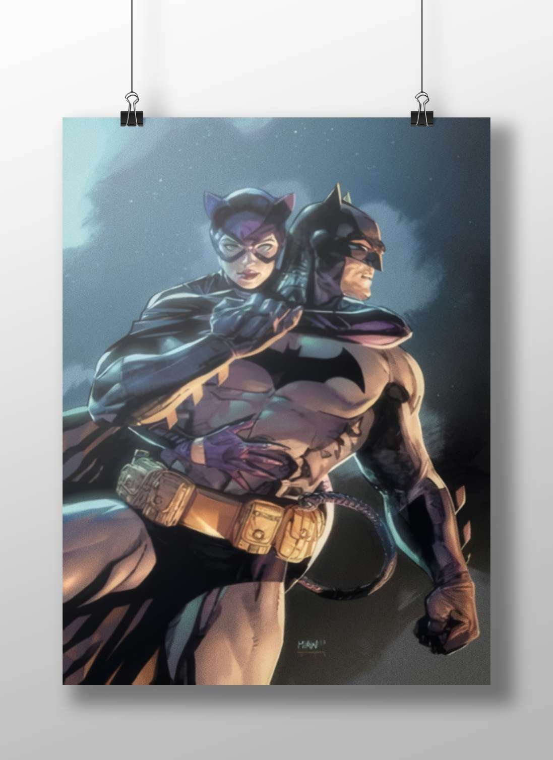 Batman (Bruce Wayne) and Catwoman (Selina Kyle) from DC Comics Batman & Catwoman - Noir