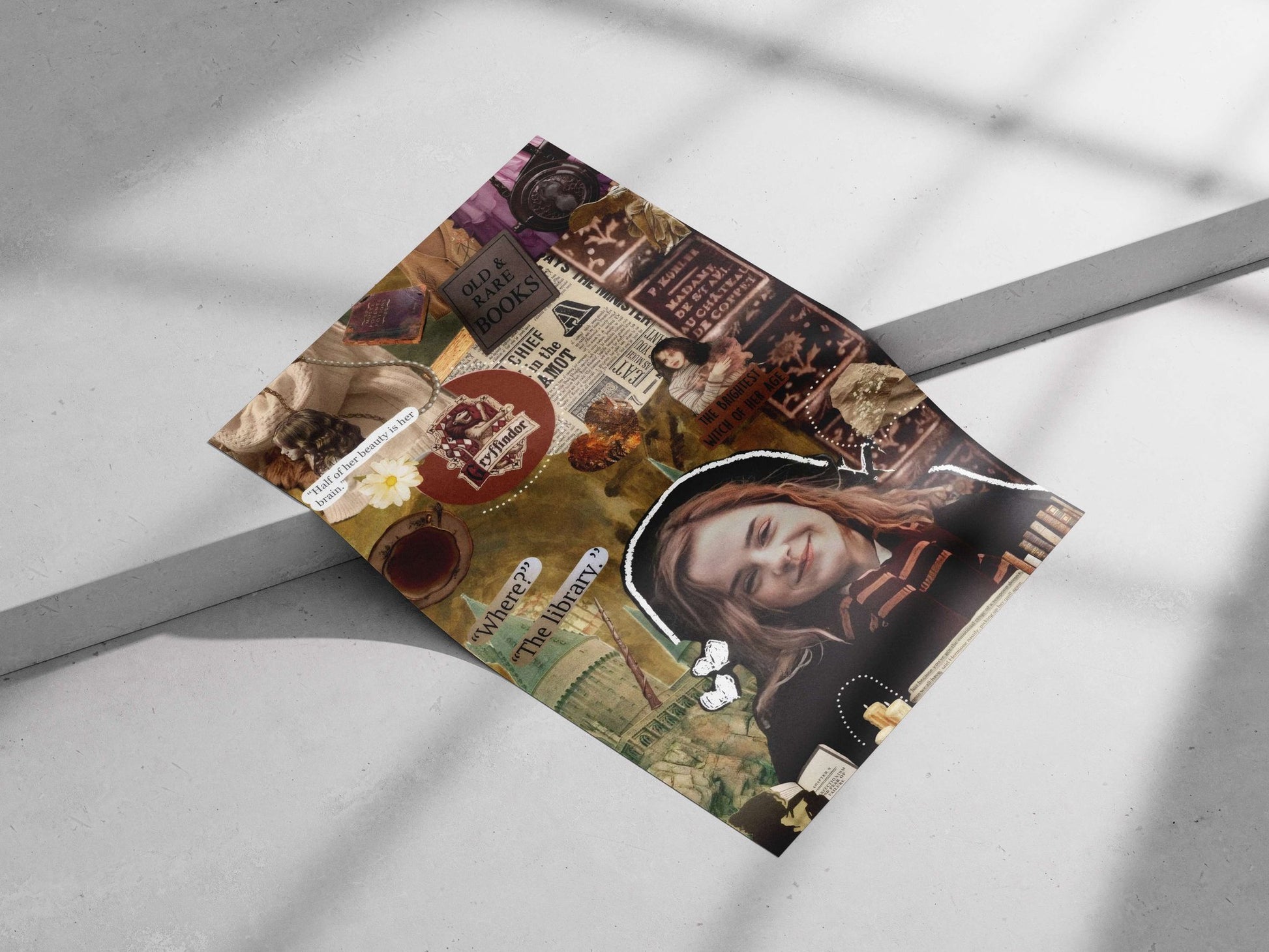 Hermione Granger (Harry Potter franchise) Main Subject: Hermione Granger (Harry Potter franchise) Matte poster print —